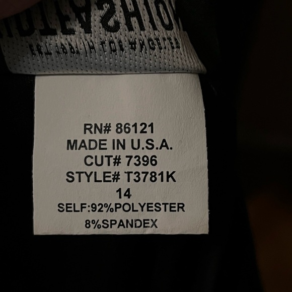 UDT FASHION Navy Flutter
Sleeve Dress in Black Girls Size 14 - Picture 6 of 6